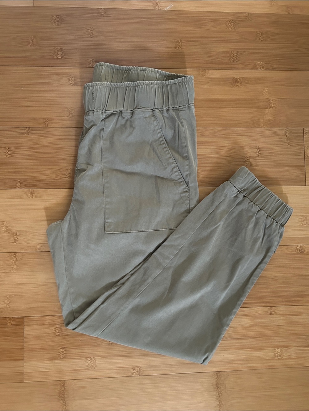Buffalo Women's Olive Green Tencel Blend Jogger Pants Size S Gorpcore Utility